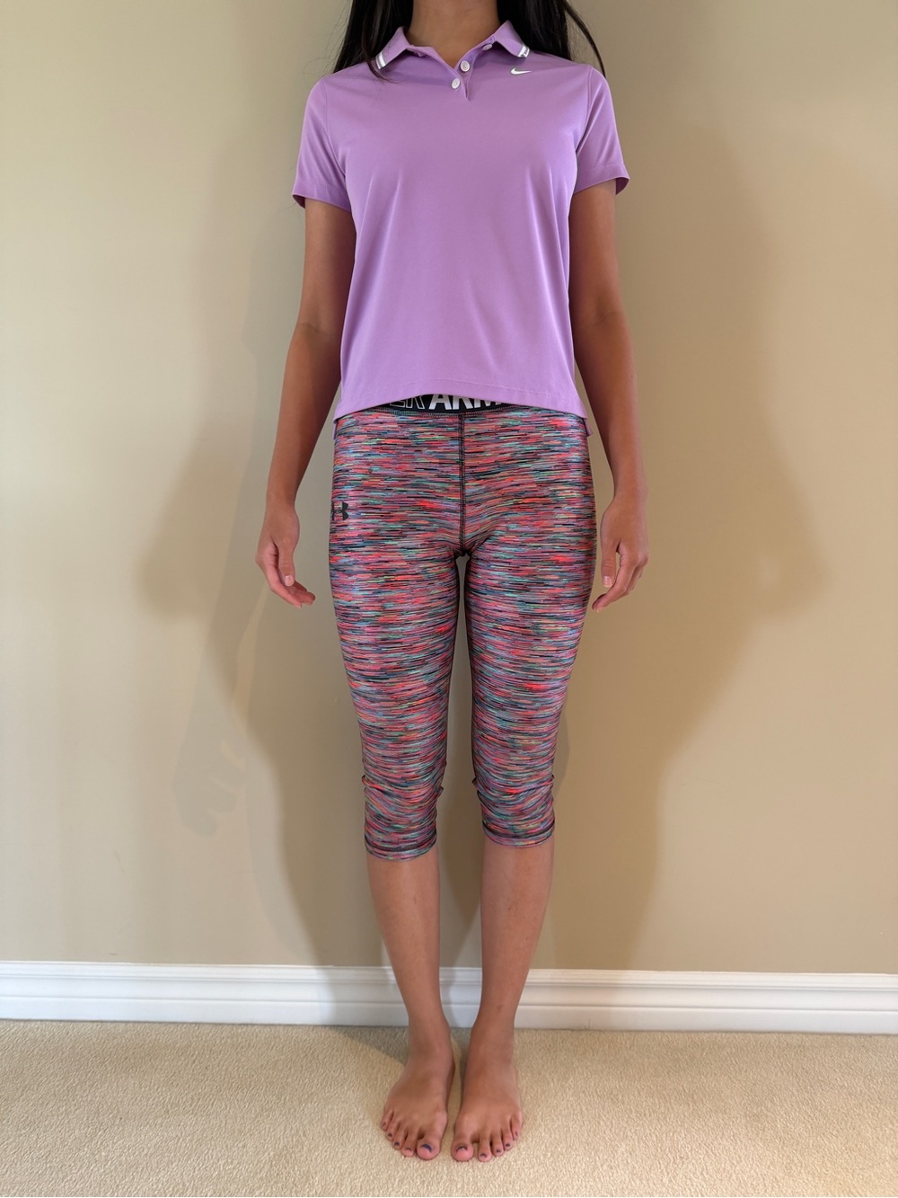 Nike Multicolor Space-Dye Bike Shorts - Cropped Capris
